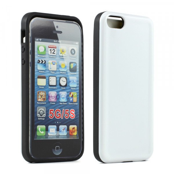 Wholesale Apple iPhone 5/5S Slim Air Jacket Case (White)